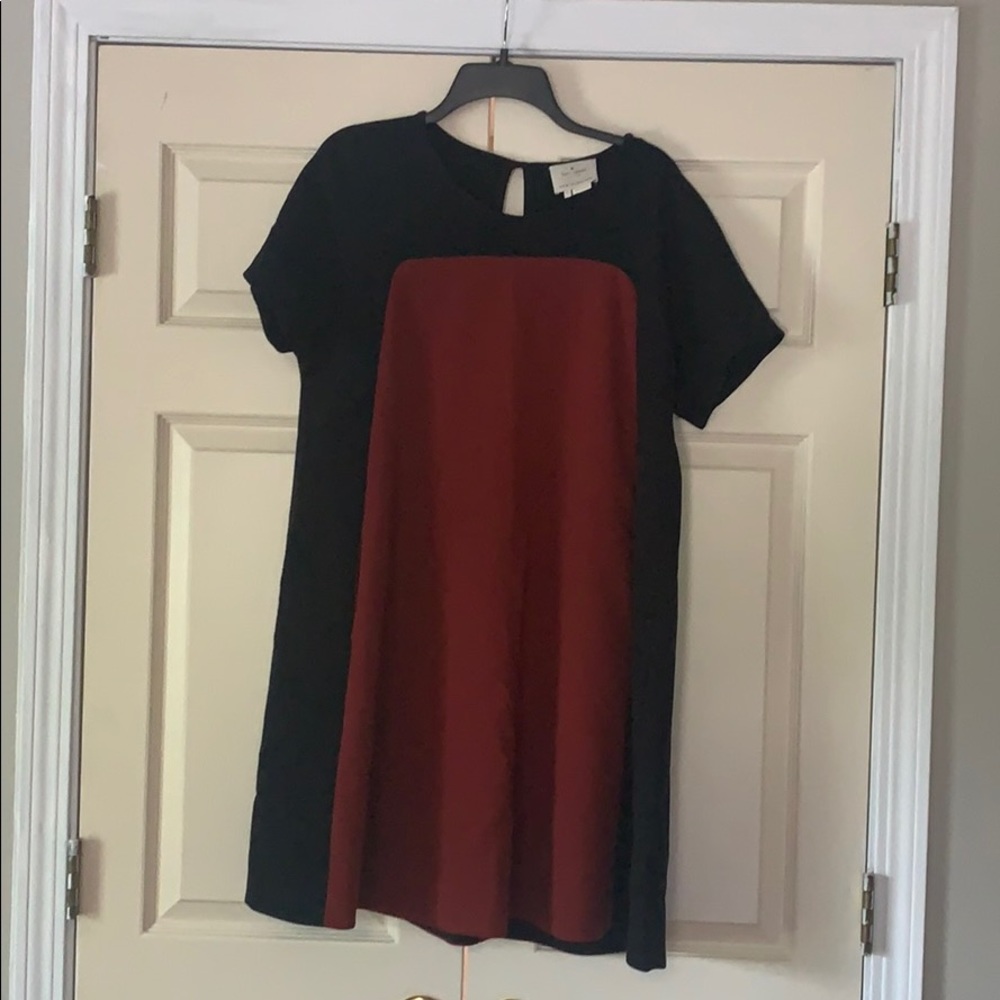 Kate spade red and black dress size 12